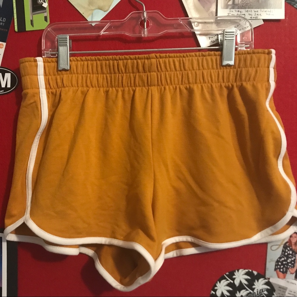 Mustard Yellow Soft Shorts