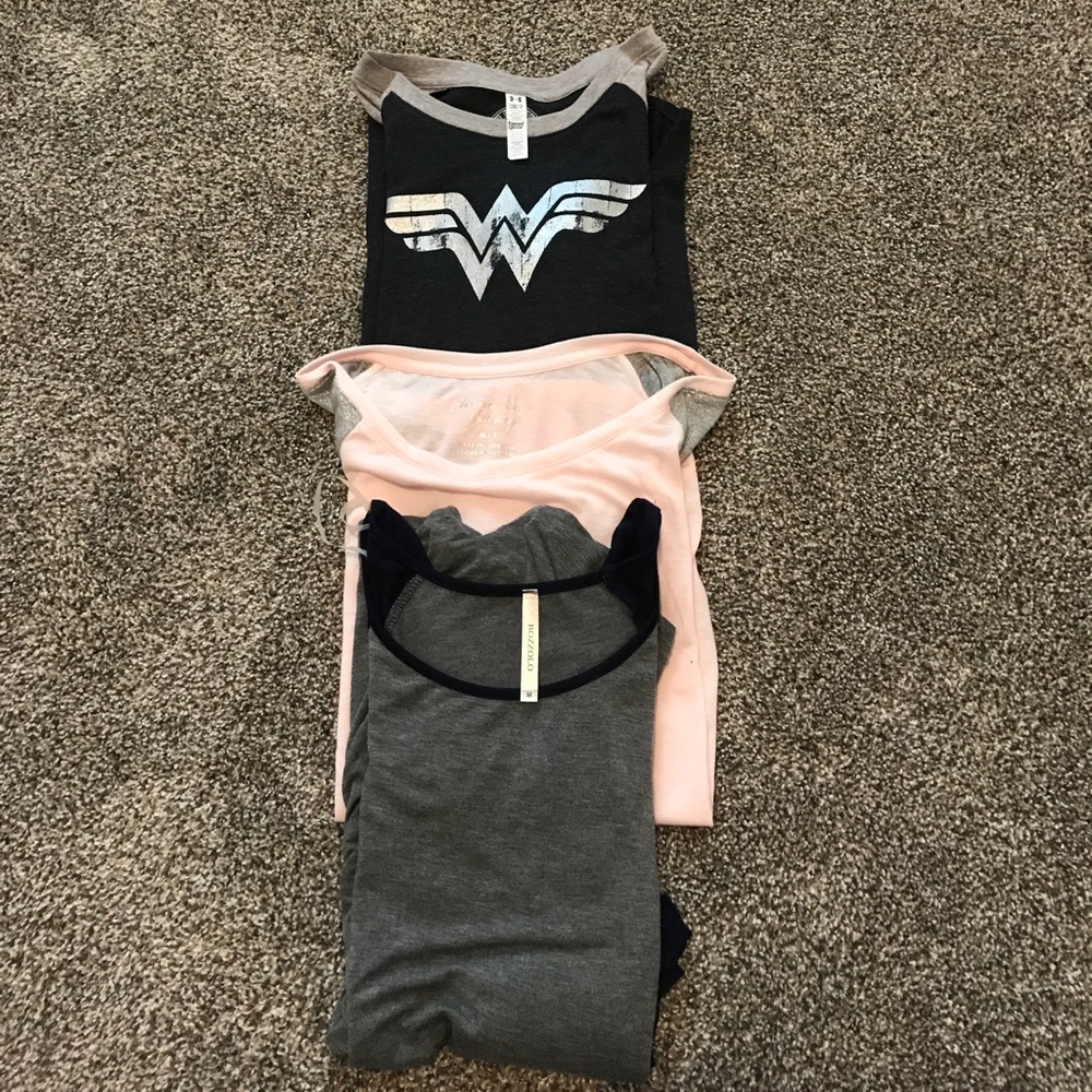 Bundle of baseball tees