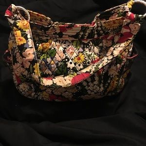 Vera Bradley magnetic closure poppy purse