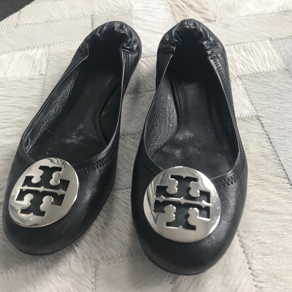 Black tory Burch flats