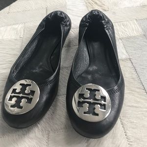 Black tory Burch flats