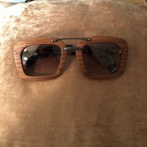 Prada Limited addition wooden Sunglasses.