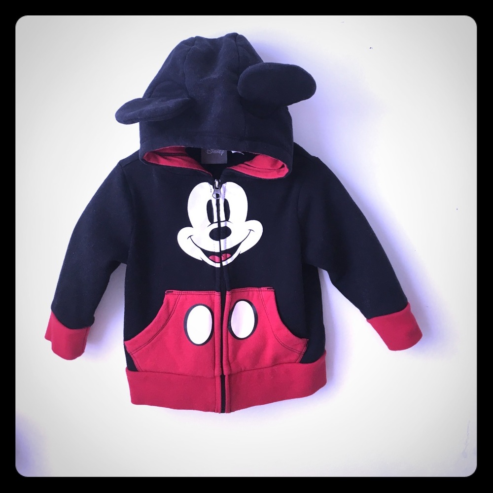Disney Mickey Mouse ear sweatshirt 12-18 months