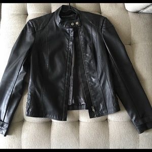 French Connection Vegan Leather Jacket