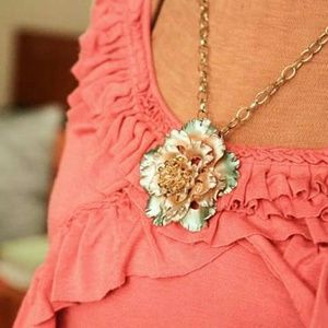 Vintage brooch necklace
