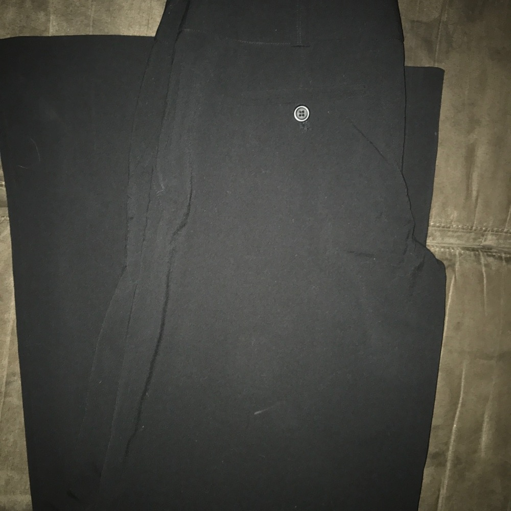 Black wide leg pants