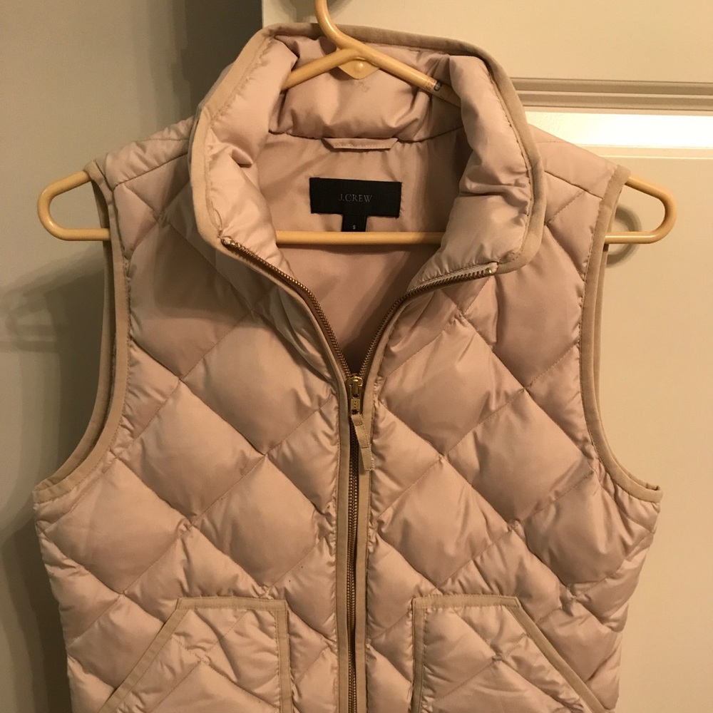 j crew quilted vest