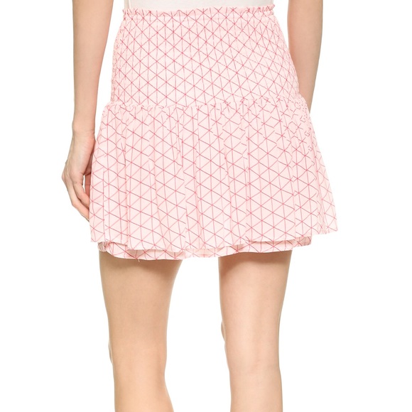 RARE ✨ BB Dakota Tiered Mini Layered Pink Skirt - Picture 4 of 8