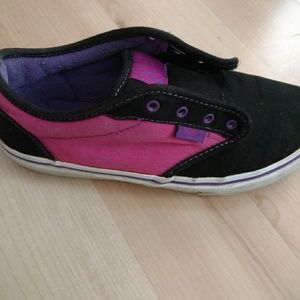 Pink, black & purple vans