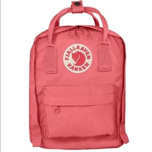kanken peach pink backpack