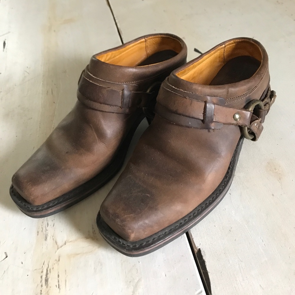 Frye Harness Mules
