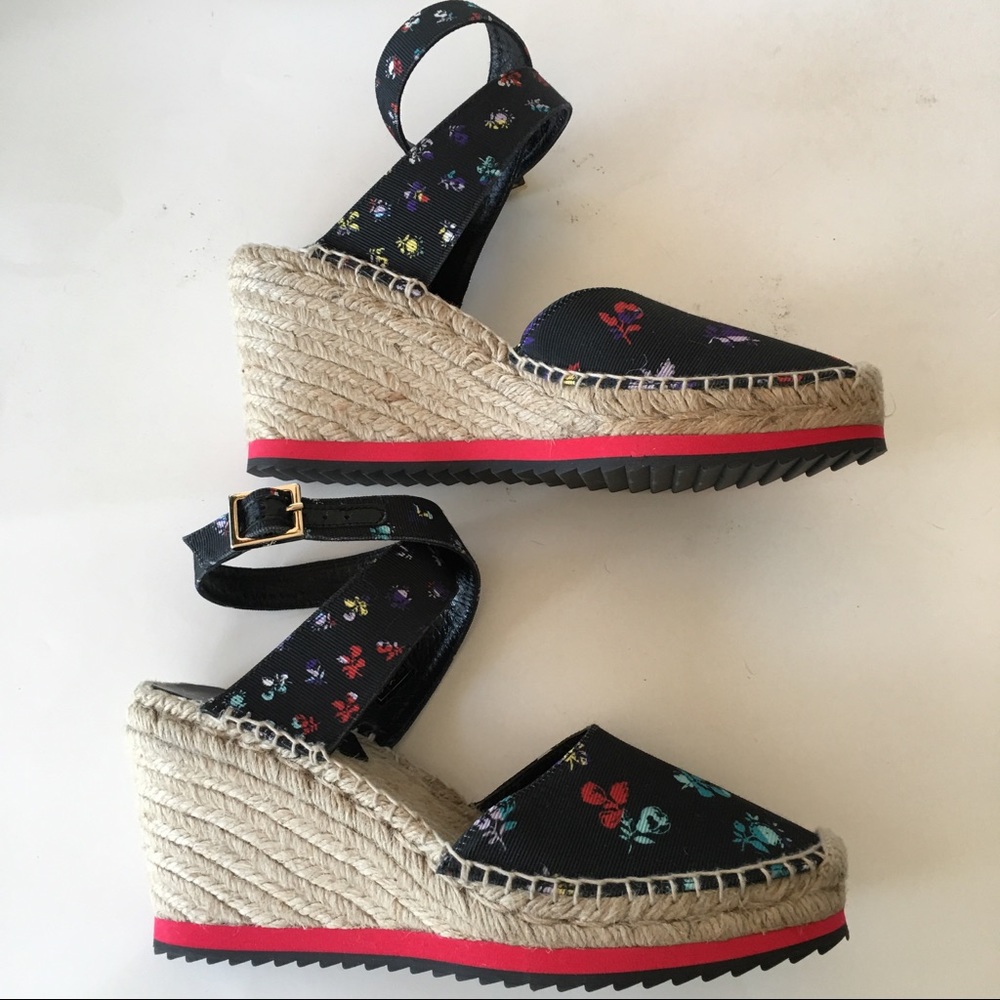 NEW DIANE VIN FURSTENBURG espadrille wedge sandals
