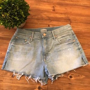 Mother denim shorts