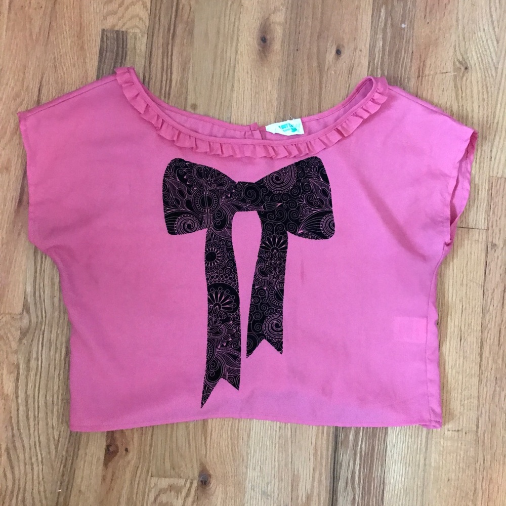 Dream Out Loud by Selena Gomez Bow Crop Top