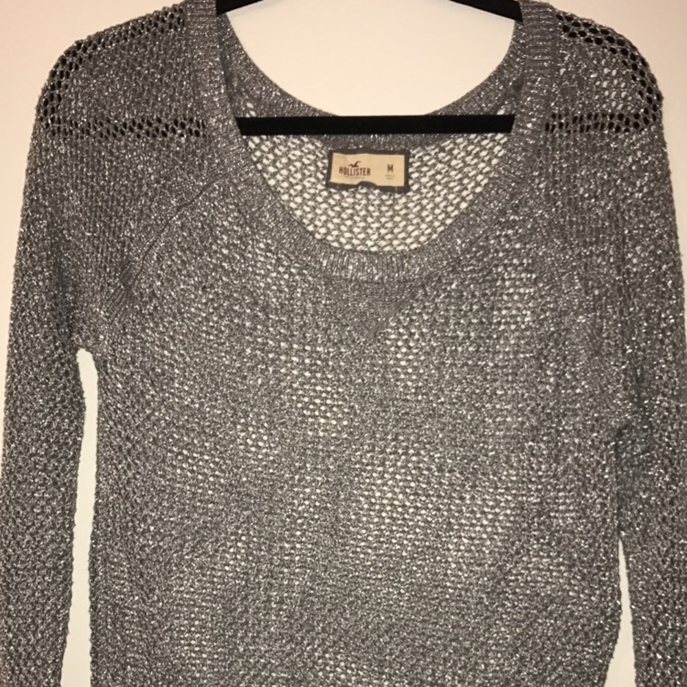 Silver Hollister Sweater
