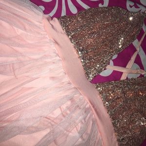 Sparkly pink dress