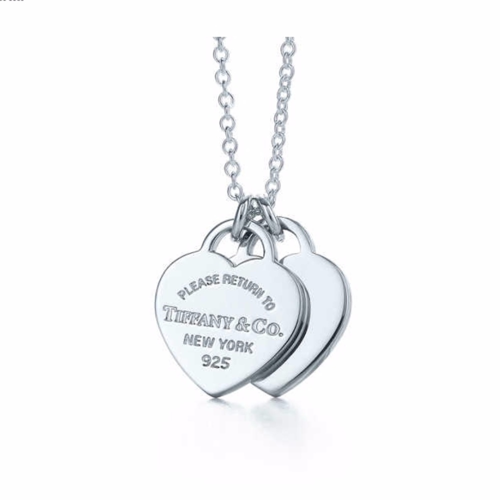 Return to Tiffany Mini Double Heart Tag Pendant