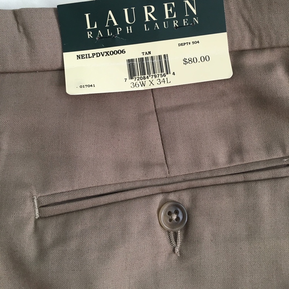 Men's tan slacks*