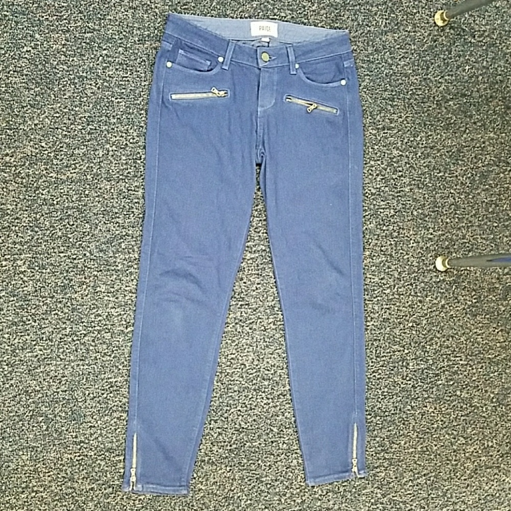 Paige ankle skinny jeans