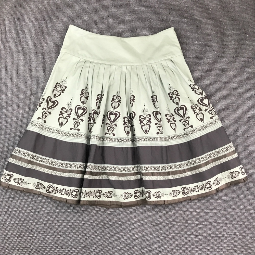 Ted Baker A line pleated skirt