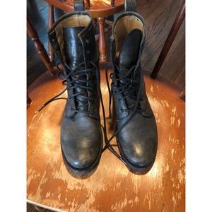Frye combat boots