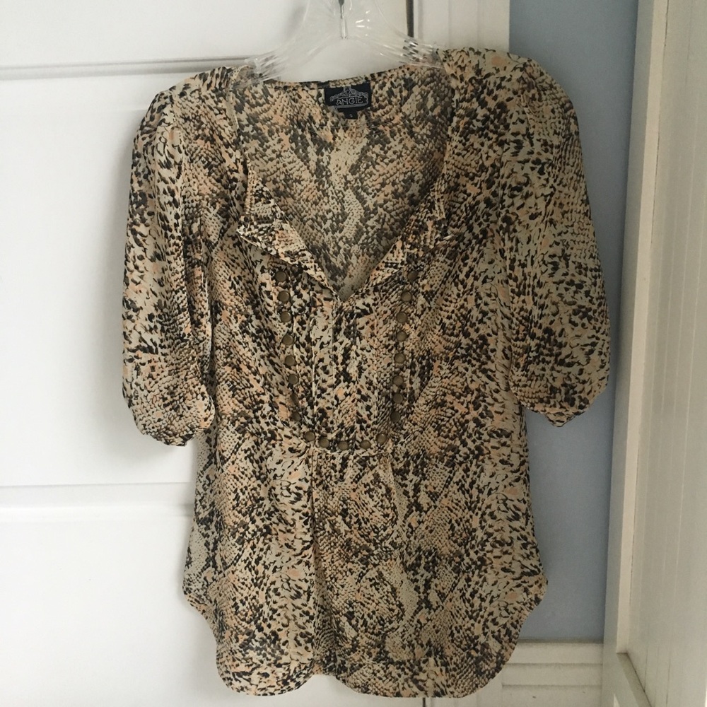 Snake skin blouse