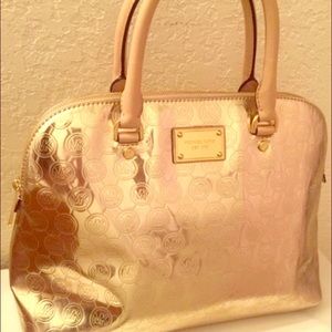 Metallic gold Michael Kors purse