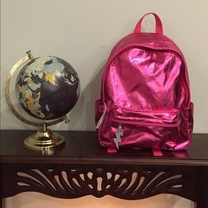 Cat & Jack metallic pink back pack