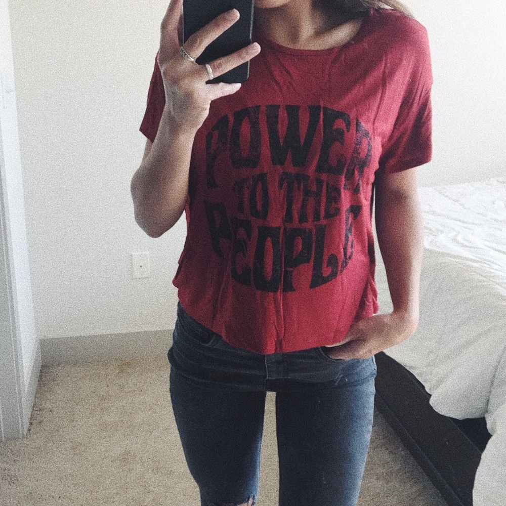 sadie & sage // crop tee
