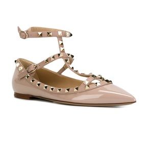 Valentino Rockstud T strap flats Valentino Rockstud T strap flats
