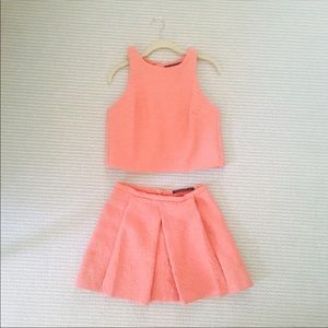 Zara matching set, skirt and top.