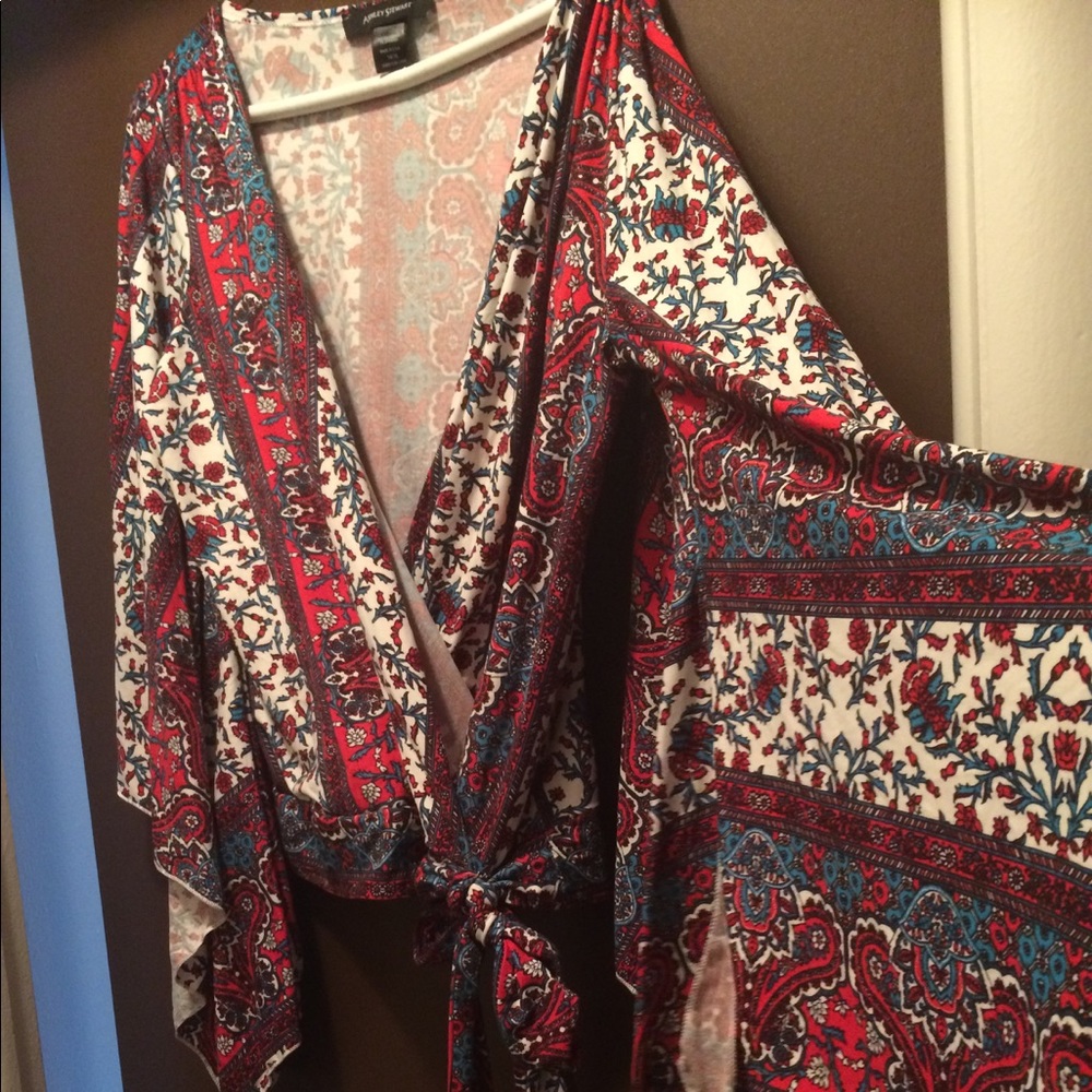 Wrap blouse