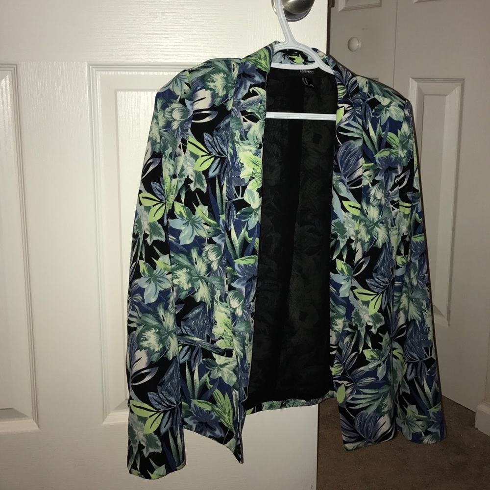 Floral Blazer