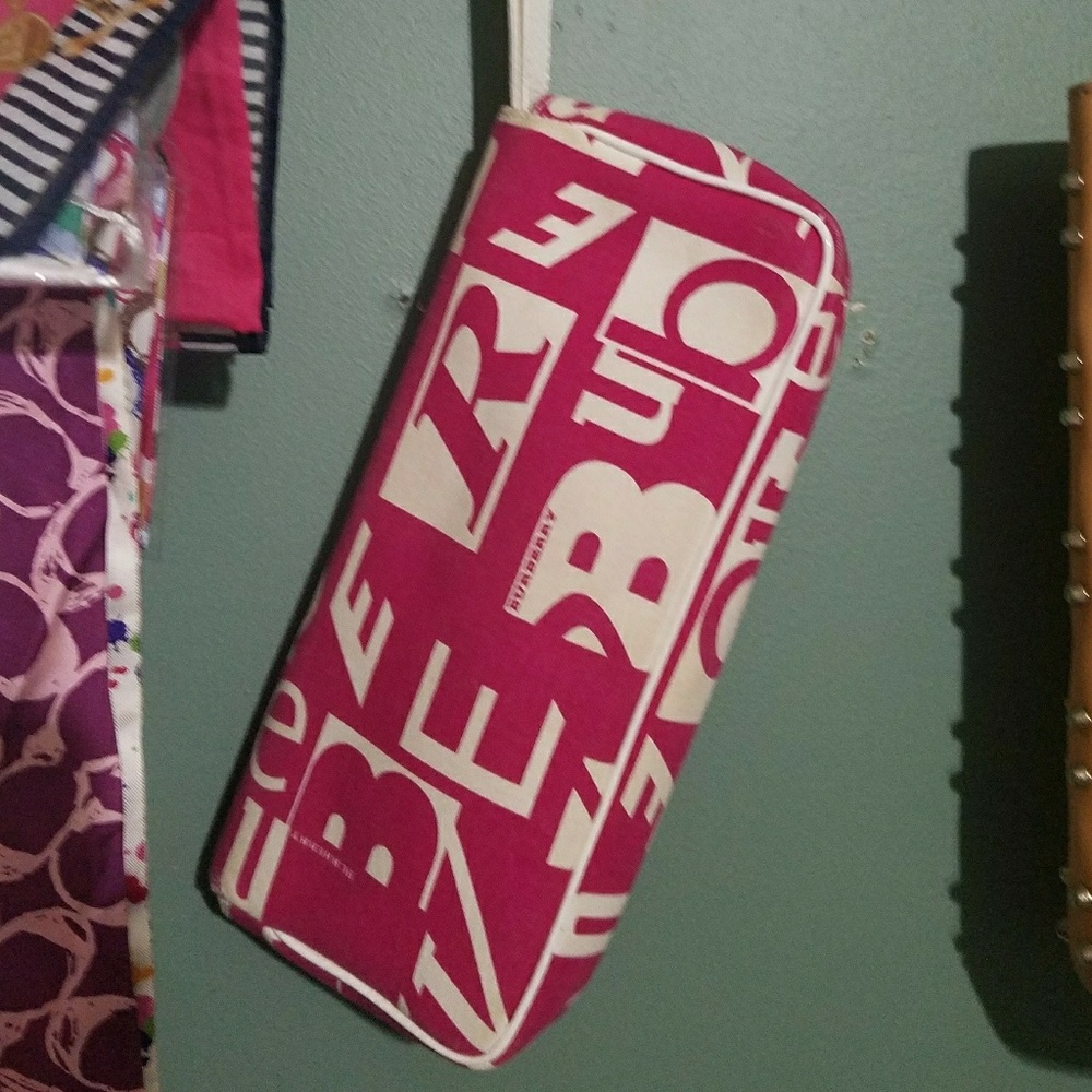 NWT Vintage 💯Authentic Burberry Clutch*RARE*Pi - Picture 3 of 7