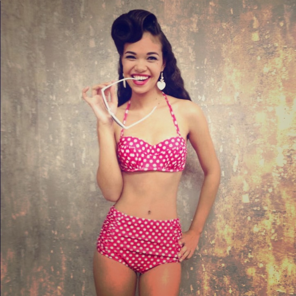 Retro Polka Dot Bikini