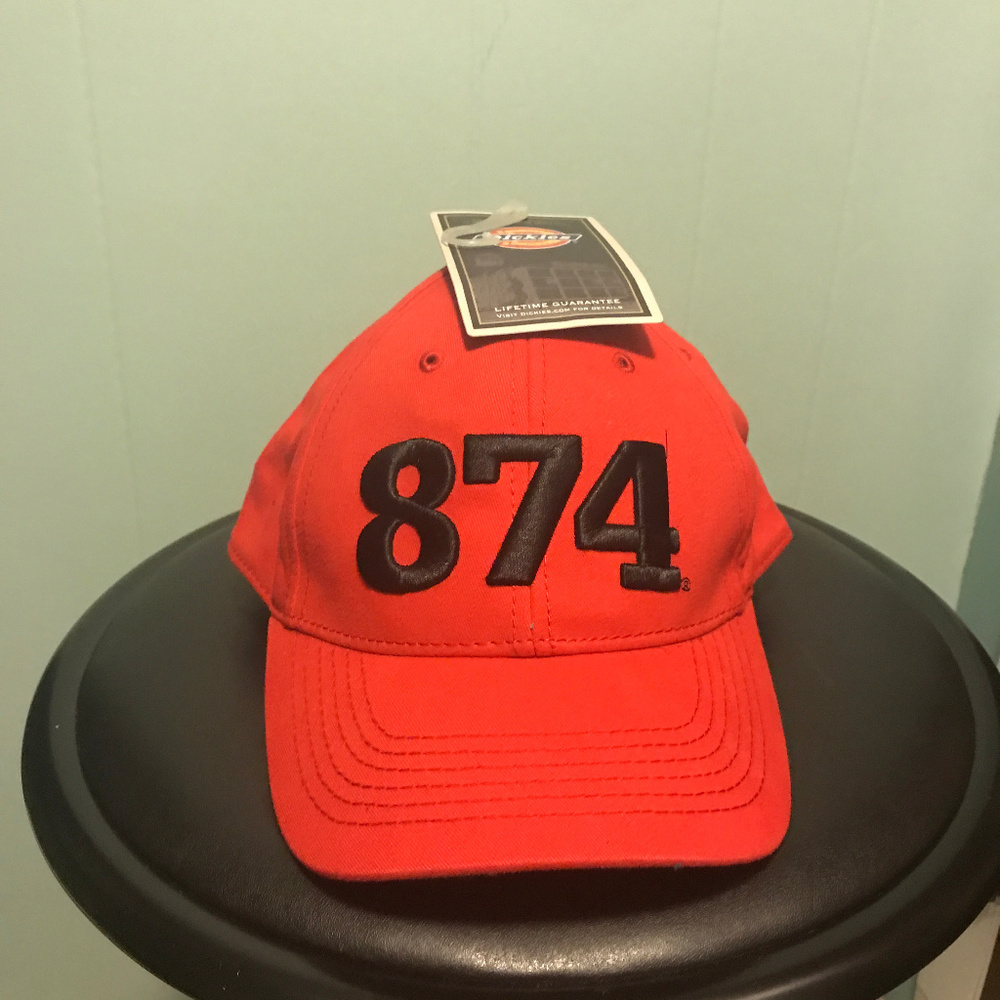 Dickies 874 Embroidered Red Cap