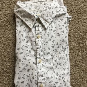 Pineapple print short sleeve shirt