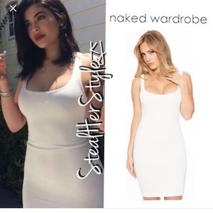 Pink mini tank dress