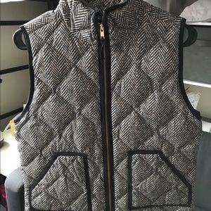 Jcrew herringbone vest