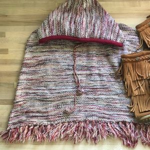 Girls Boho Poncho
