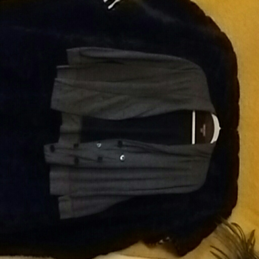 Double button charcoal cover-up