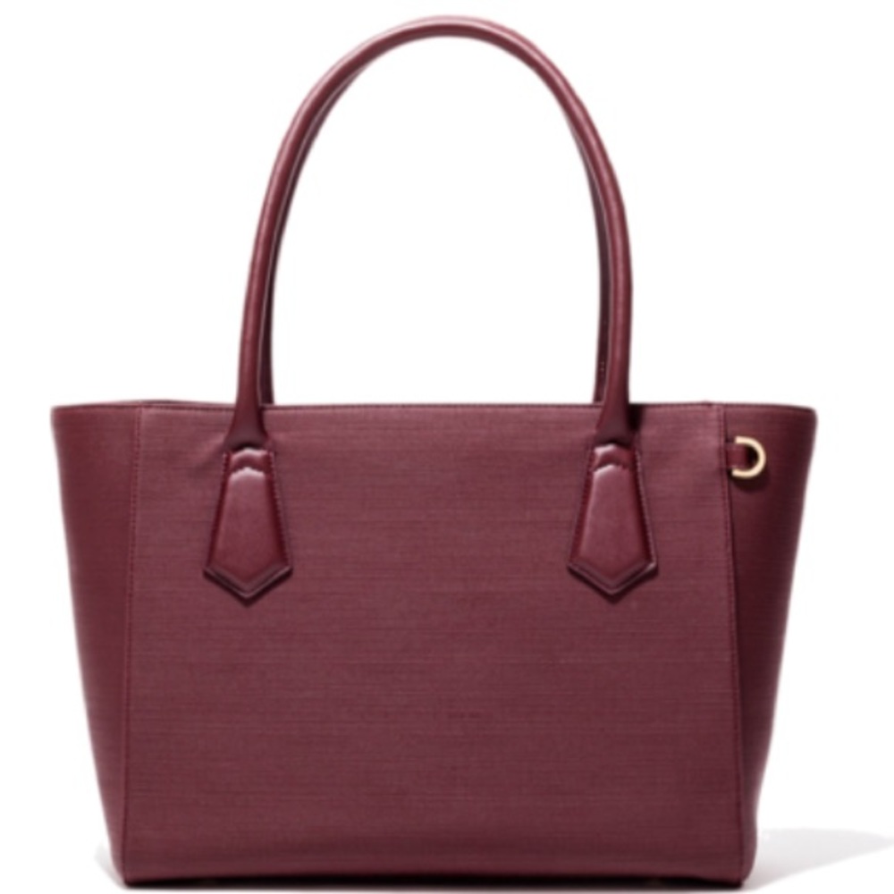 Dagne Dover 15inch Classic Tote in Oxblood