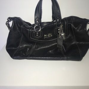Coach leather small tote