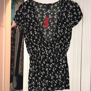 Forever 21 Floral Shorts Romper