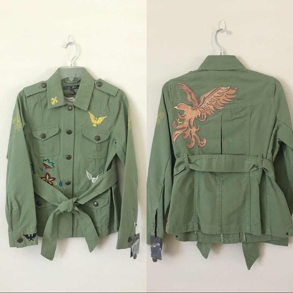 🆕Military Inspired Embroidered Jacket-Small