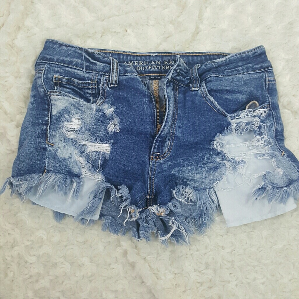 American Eagle Hi-Rise Shorties