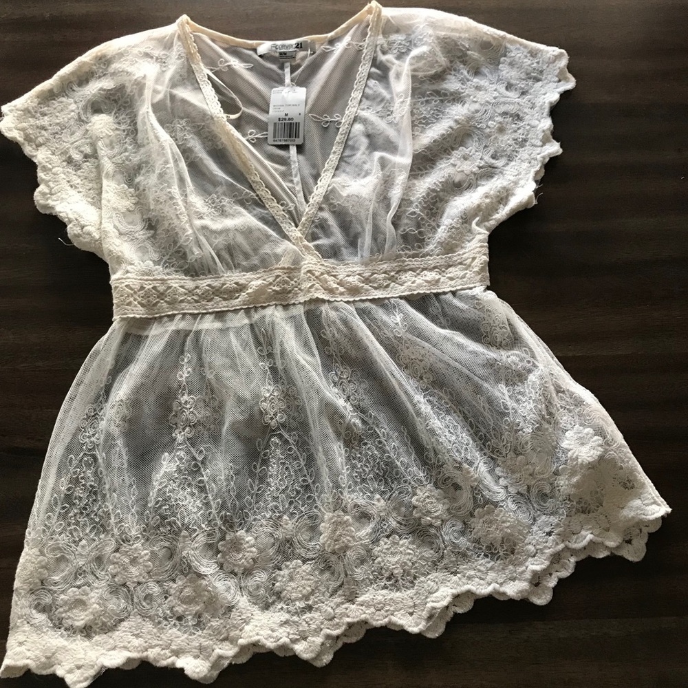 Vintage style lace blouse
