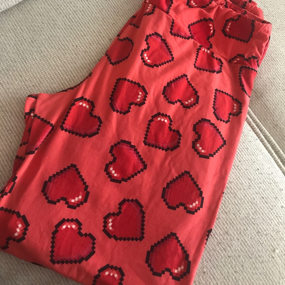 Lularoe heart leggings