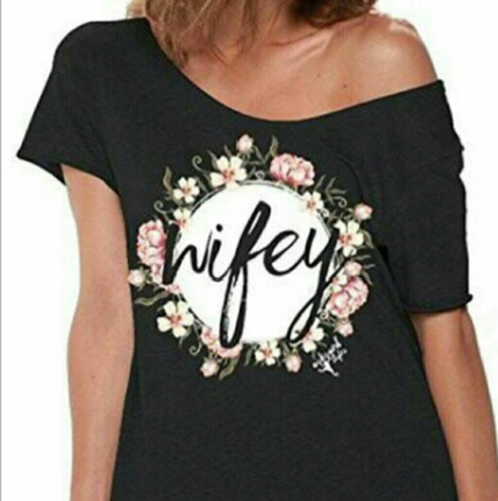 Wifey Black T-Shirt