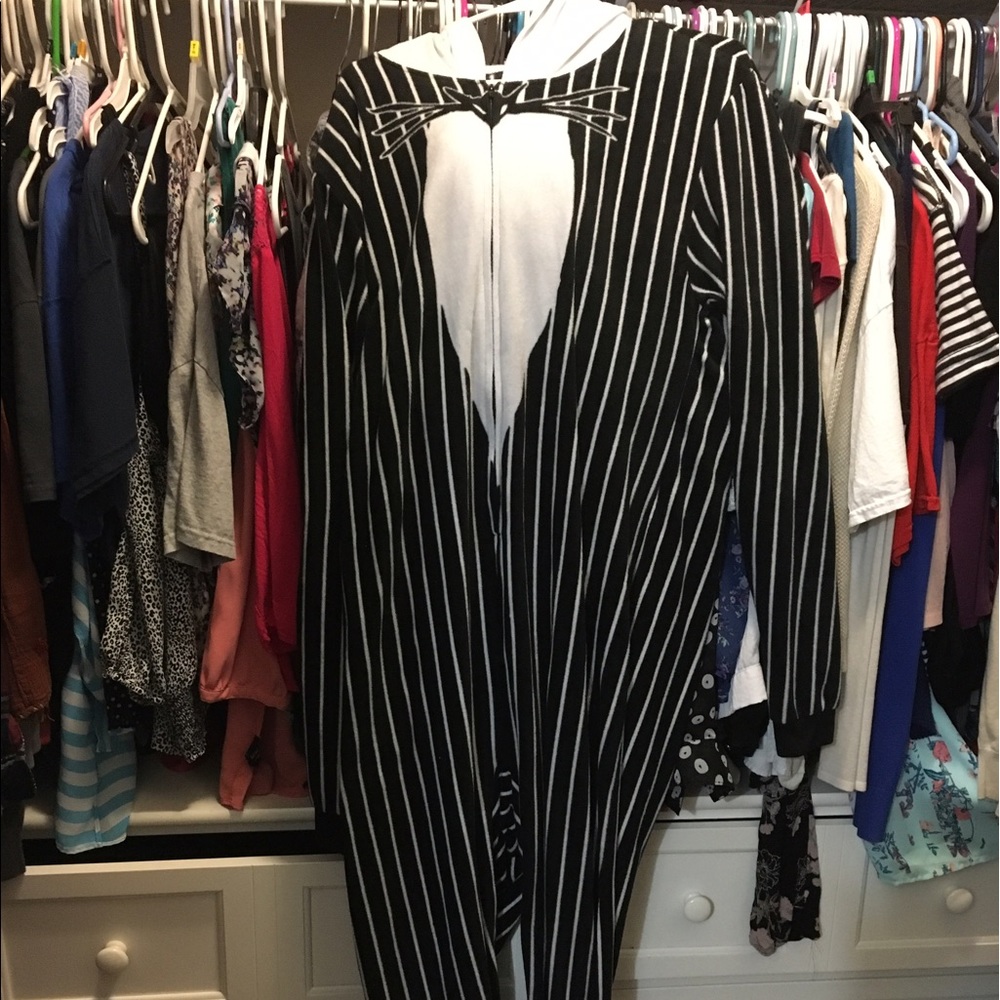 Nightmare before Christmas adult footie pajamas
